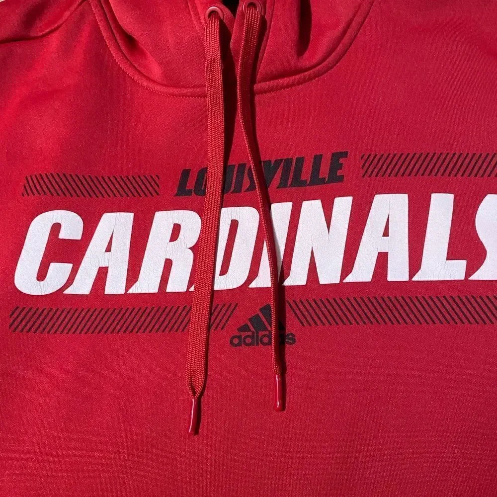 Louisville Cardinals Adidas Hoodie Sweatshirt